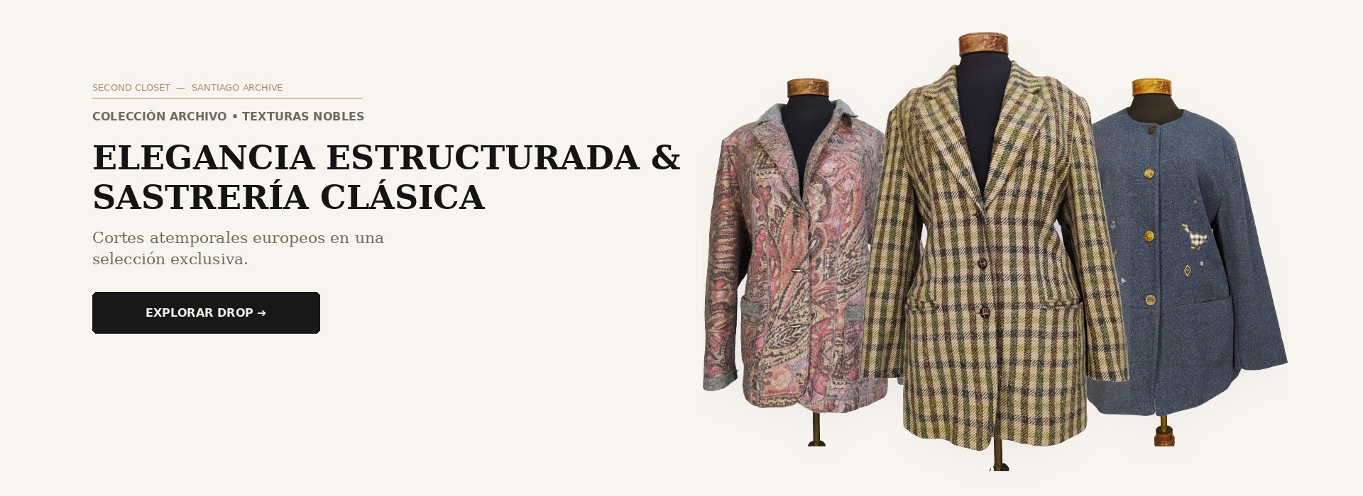 Colección Archivo Second Closet